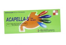 Acapella-S Thuốc Acapella-S - SĐK VD-14507-11