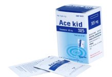 Ace kid 325 Thuốc Ace kid 325 - SĐK VD-4483-07