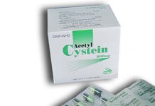 Acetylcystein 200mg Thuốc Acetylcystein 200mg - SĐK VD-31912-19