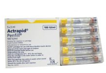 Actrapid® Penfill 100 IU/ml Thuốc Actrapid® Penfill 100 IU/ml - SĐK QLSP-889-15