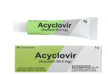 Acyclovir cream sinil Thuốc Acyclovir cream sinil - SĐK VN-10214-05