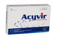 Acyvir Thuốc Acyvir - SĐK VD-5824-08