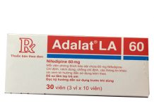 Adalat LA 60mg Thuốc Adalat LA 60mg - SĐK VN-20386-17