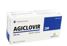 Agiclovir 200 Thuốc Agiclovir 200 - SĐK VD-25603-16