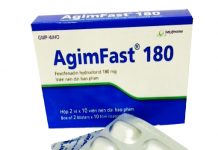 Agimfast 180 Thuốc Agimfast 180 - SĐK VD-28822-18