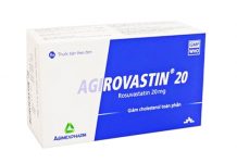 Agirovastin 20 Thuốc Agirovastin 20 - SĐK VD-25122-16