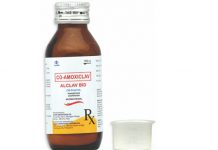 Alclav Bid Dry Syrup 228.5 mg/5ml Thuốc Alclav Bid Dry Syrup 228.5 mg/5ml - SĐK VN-19553-16