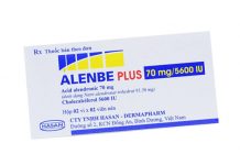 Alenbe plus 70mg/5600 IU Thuốc Alenbe plus 70mg/5600 IU - SĐK VD-25970-16
