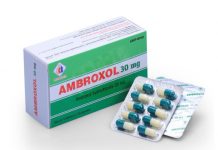Ambroxol 30 mg Thuốc Ambroxol 30 mg - SĐK VD-27370-17