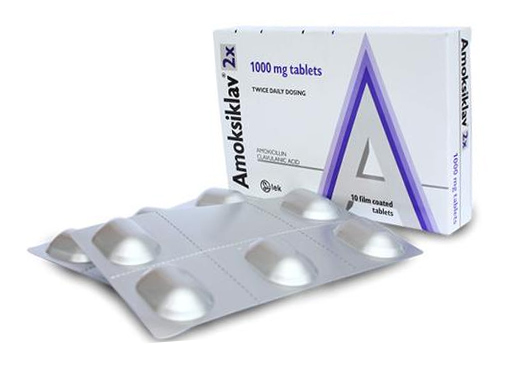 Amoksiklav 2x 1000mg - SĐK VN-17506-13 Thuốc Amoksiklav 2x 1000mg - SĐK VN-17506-13