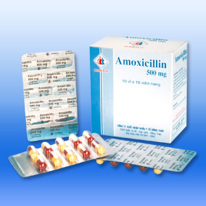 Amoxicillin 500mg - SĐK VNB-4549-05 Thuốc Amoxicillin 500mg - SĐK VNB-4549-05