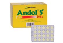 Andol S Thuốc Andol S - SĐK VD-23570-15