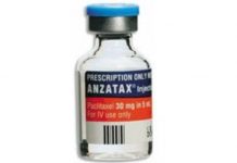 Anzatax Paclitaxel 30mg/5ml Thuốc Anzatax Paclitaxel 30mg/5ml - SĐK VN1-271-10