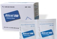 Aticef 250 Thuốc Aticef 250 - SĐK VD-24592-16