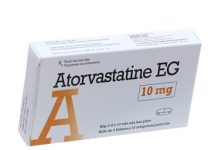 Atorvastatine EG 10mg Thuốc Atorvastatine EG 10mg - SĐK VD-25379-16