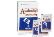 Auclanityl 250/31,25mg Thuốc Auclanityl 250/31