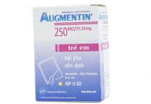 Augmentin 250mg/31,25mg Thuốc Augmentin 250mg/31
