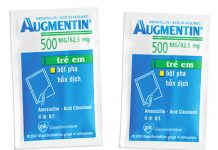 Augmentin 500mg/62.5mg Thuốc Augmentin 500mg/62.5mg - SĐK VN-16487-13