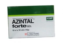 Azintal forte Thuốc Azintal forte - SĐK VN-9327-05