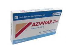 Aziphar 250 Thuốc Aziphar 250 - SĐK VD-2185-06