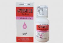 Azismile Dry Syrup Thuốc Azismile Dry Syrup - SĐK VN-11705-11