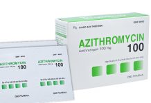 Azithromycin 100 Thuốc Azithromycin 100 - SĐK VD-27557-17