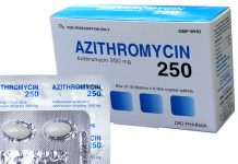 Azithromycin 250 Thuốc Azithromycin 250 - SĐK VD-26005-16