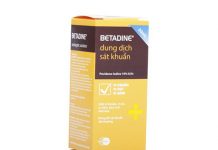 Betadine Antiseptic Solution 10%w/v Thuốc Betadine Antiseptic Solution 10%w/v - SĐK VN-19506-15