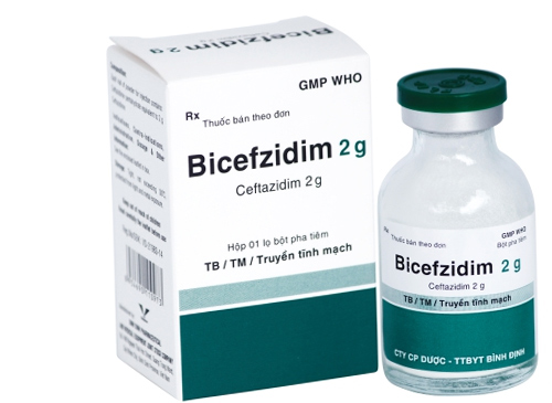 Bicefzidim 2g - SĐK VD-21983-14 Thuốc Bicefzidim 2g - SĐK VD-21983-14