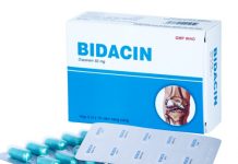Bidacin 50mg Thuốc Bidacin 50mg - SĐK VD-15379-11