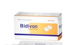 Bidivon Thuốc Bidivon - SĐK VD-26364-17