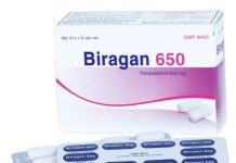 Biragan 650 Thuốc Biragan 650 - SĐK VD-24393-16