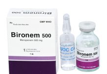 Bironem 500 Thuốc Bironem 500 - SĐK VD-23139-15