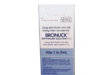 Bronuck ophthalmic solution 0.1% Thuốc Bronuck ophthalmic solution 0.1% - SĐK VN-20626-17