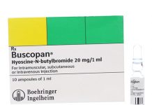 Buscopan 20mg/ml Thuốc Buscopan 20mg/ml - SĐK VN-15234-12