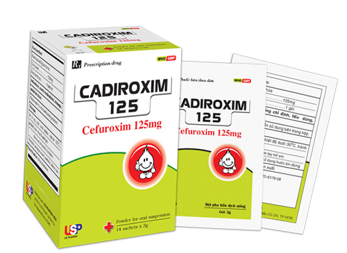 Cadiroxim 125 - SĐK VD-6178-08 Thuốc Cadiroxim 125 - SĐK VD-6178-08