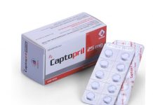 Captopril 25mg Thuốc Captopril 25mg - SĐK VD-1059-06