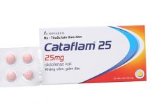 Cataflam 25 Thuốc Cataflam 25 - SĐK VN-18616-15