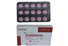 Cedetamin Thuốc Cedetamin - SĐK VD-22906-15
