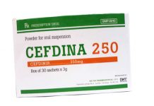Cefdina 250 Thuốc Cefdina 250 - SĐK VD-23553-15
