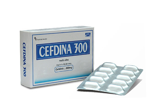 Cefdina 300 - SĐK VD-25691-16 Thuốc Cefdina 300 - SĐK VD-25691-16