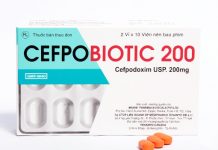 Cefpobiotic 200 Thuốc Cefpobiotic 200 - SĐK VD-29413-18
