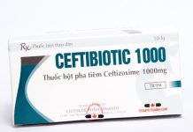 Ceftibiotic 1000 Thuốc Ceftibiotic 1000 - SĐK VD-23016-15