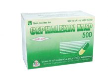 Cephalexin MKP 500 Thuốc Cephalexin MKP 500 - SĐK VD-2916-07