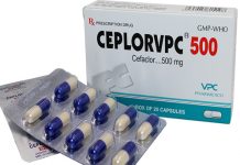 Ceplorvpc 500 Thuốc Ceplorvpc 500 - SĐK VD-29712-18