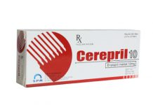 Cerepril 10 Thuốc Cerepril 10 - SĐK VD-21727-14
