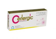 Cerlergic Thuốc Cerlergic - SĐK VD-21003-14