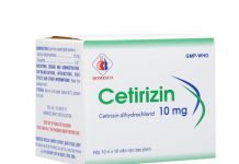 Cetirizin 10 mg Thuốc Cetirizin 10 mg - SĐK VD-25918-16