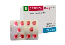 Cetirizin 10mg Thuốc Cetirizin 10mg - SĐK VD-19042-13