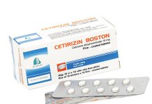 Cetirizin Boston Thuốc Cetirizin Boston - SĐK VD-26119-17